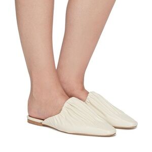 Sam Edelman Cecilia Mules‎ ivory leather Sz 5.5